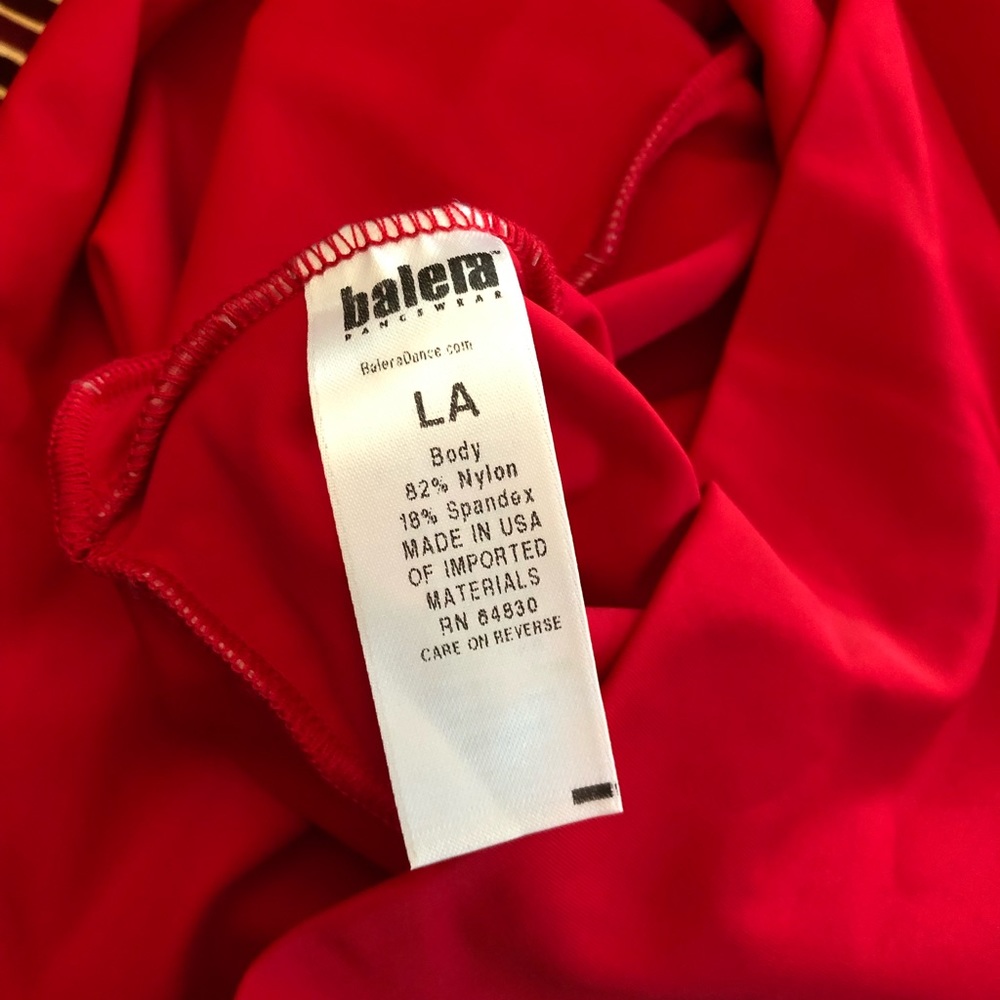 Balera Red High Waisted Shorts Size LA NWOT